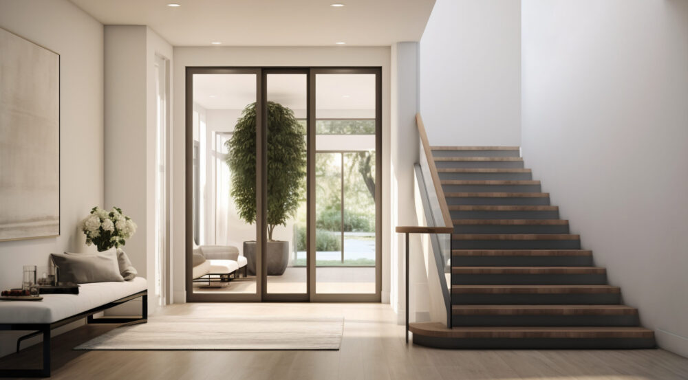 Stakleni ulazni vrata i pregradne stijene od Pikić Staklo za elegantan dom.